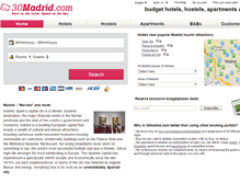 Tablet Screenshot of 30madrid.com